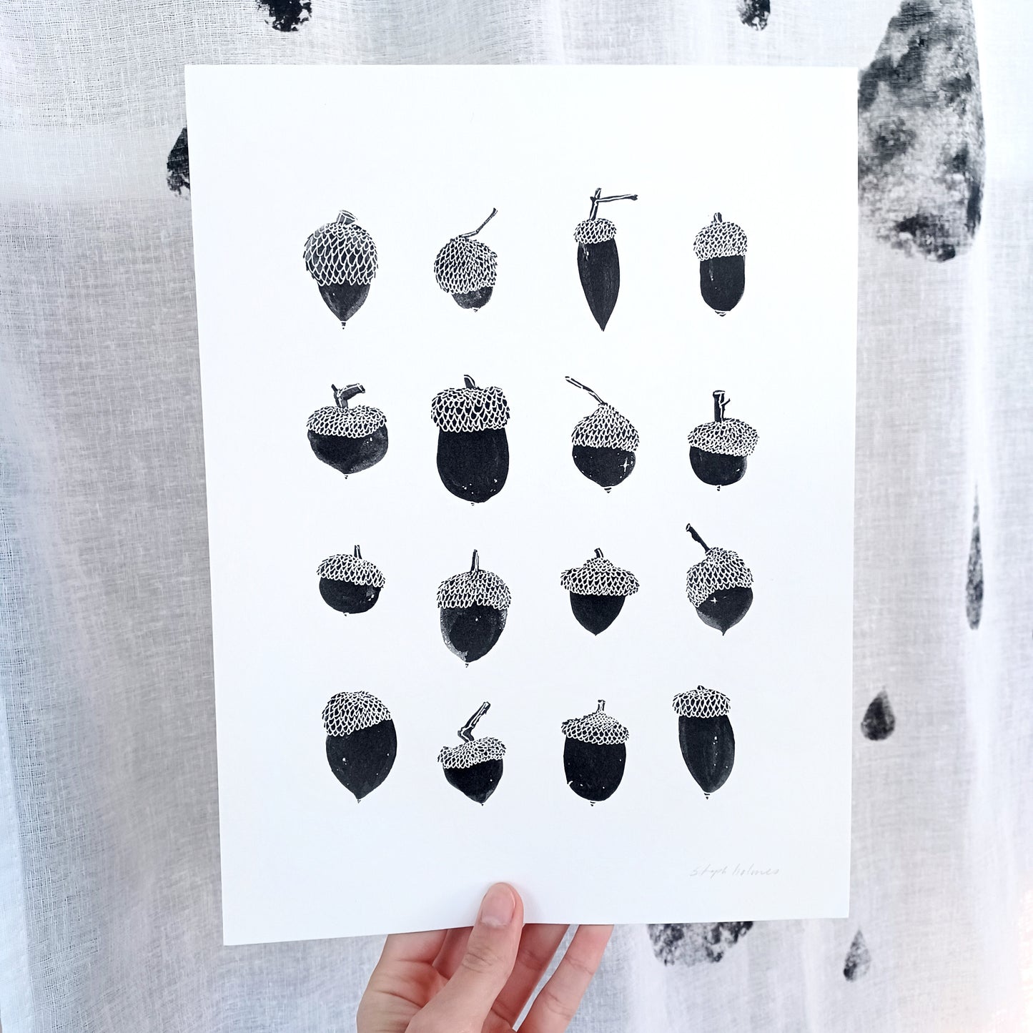 Lucky Acorn Collection print