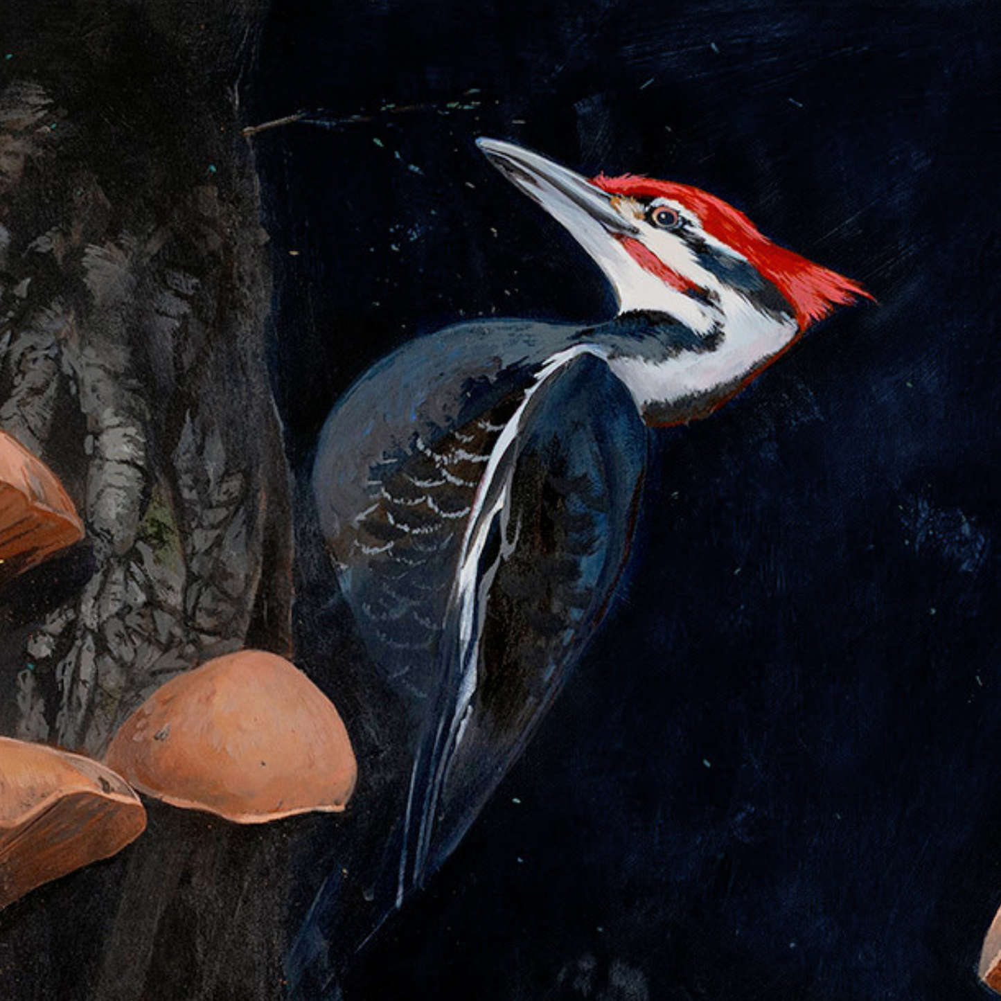 The Midnight Meeting Place original painting on canvas