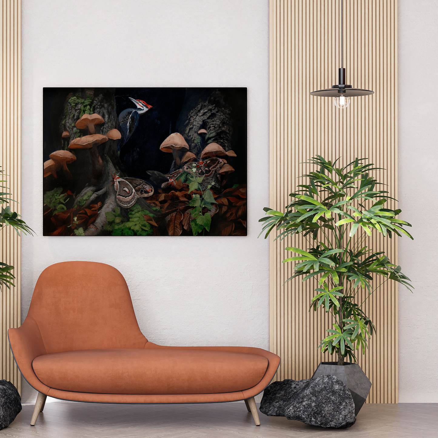 The Midnight Meeting Place original painting on canvas