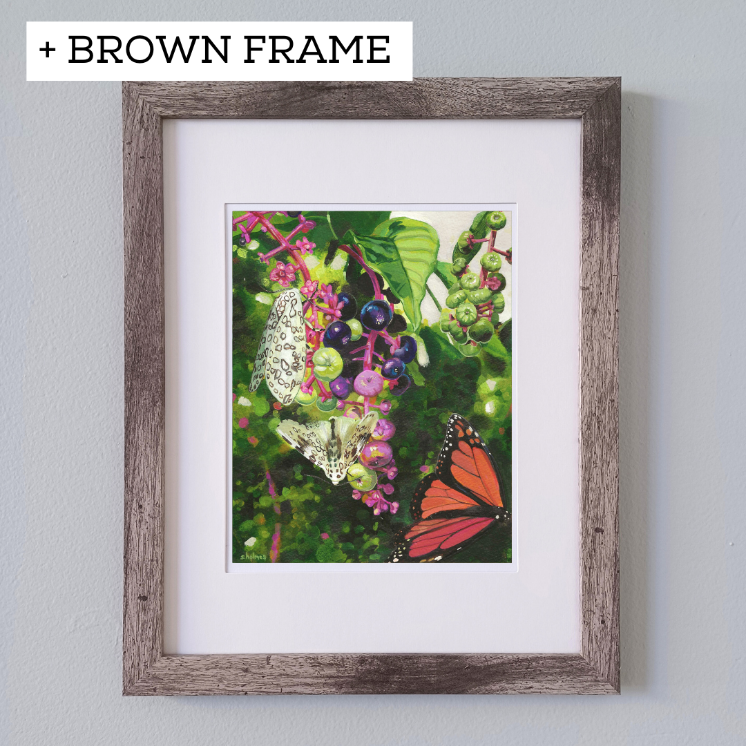 Feast at the Pokeweed print