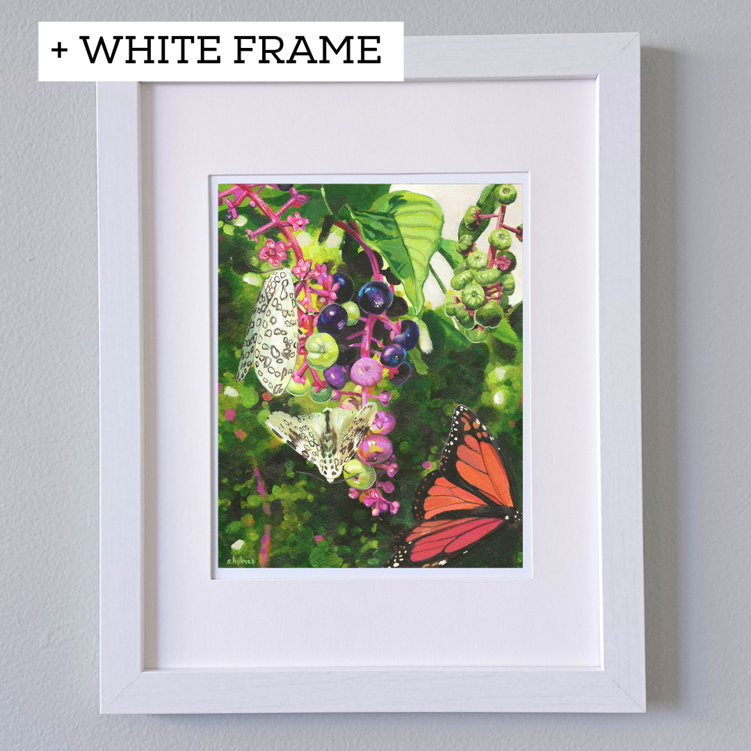 Feast at the Pokeweed print